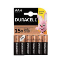 Battery - Duracell Basic MN1500 AA 1.5V Alkaline 6 Pack