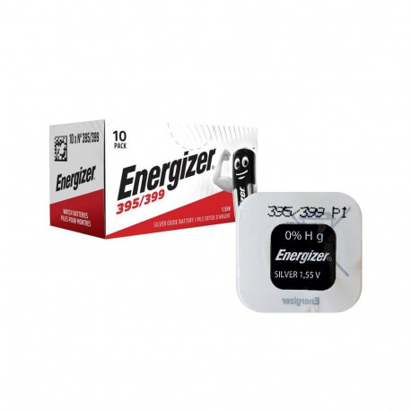 Battery - Energizer 395 (SR927SW) Silver Oxide 1.55V 10 Pack