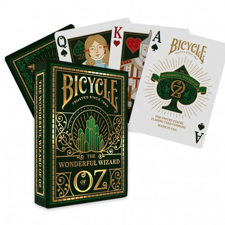 Playing Cards - Bicycle Wizard of Oz Unique Character Designs Gold Foiled Box