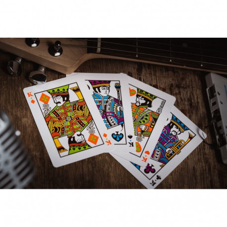 Playing Cards - The Beatles Special Edition 52 Cards + 2 Jokers Gold Foil White