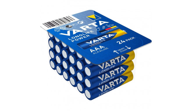 Battery - Varta Longlife Power AAA LR03 1.5V Alkaline 24 Pack