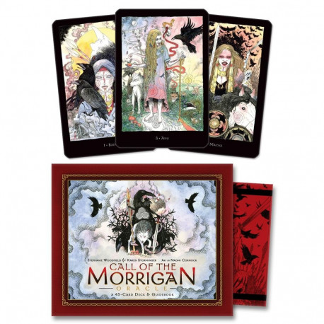Oracle Card Set - Call of the Morrigan 45 Cards Guidebook 21x17.5x5 cm