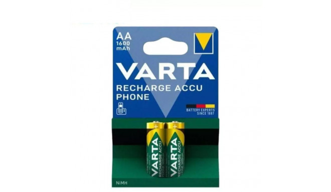 Battery - VARTA Phone AA 1600mAh 1.2V NiMH Rechargeable 2pcs