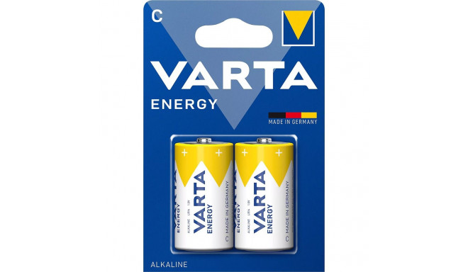 Battery - VARTA C Energy 229 412 (4114) Alkaline C 1.5V 2 pcs
