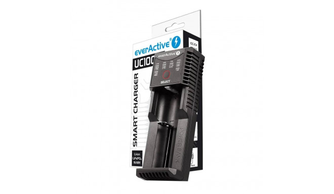 Battery Charger - EverActive UC100C USB-C 5V 1000mA for Li-ion Ni-MH