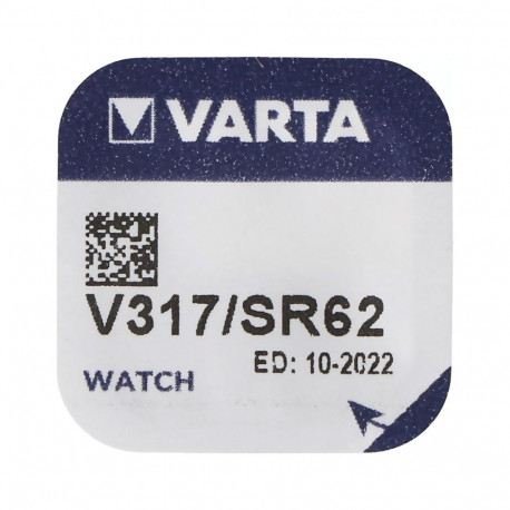 Battery - Varta V317 1.55V 19-20mAh 1.65mm x 5.8mm 1g