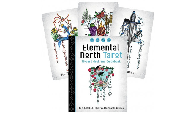Tarot Deck - Elemental North Taro Kortos 78 Cards with Guidebook
