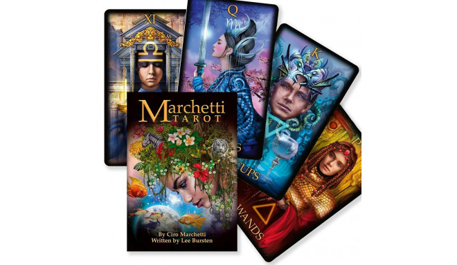Tarot Deck - Marchetti Taro 78 Cards 116-Page Guide 7x12 cm