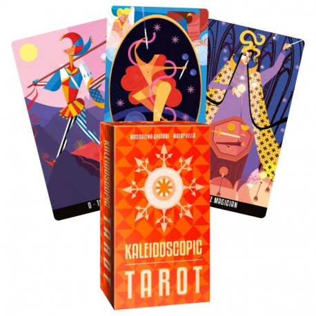 Tarot Deck - Lo Scarabeo Kaleidoscopic Tarot 78 Cards 12.5x7.5x4.5 cm