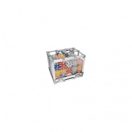 Poker Chips Set - Modiano 600 pcs 14g with Stand