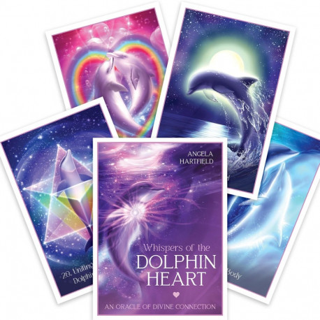 Oracle Card Deck - Whispers of the Dolphin Heart 44 Cards 168-Page Guide