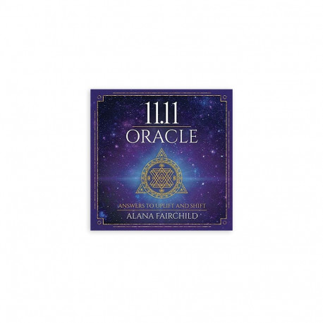 Book - Blue Angel 11.11 Orakulas 1111 Affirmations 16.5x16.5 cm