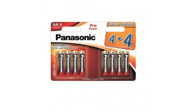 Battery - Panasonic LR6 AA Pro Power 1.5V 25.25g 8 Pack