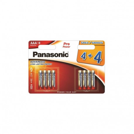Battery - Panasonic LR03 AAA Pro Power 1.5V Alkaline Batteries 8 pcs