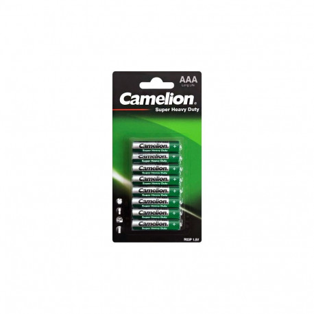 Battery - Camelion AAA Super Heavy Duty Zinc Carbon 1.5V 8 pcs