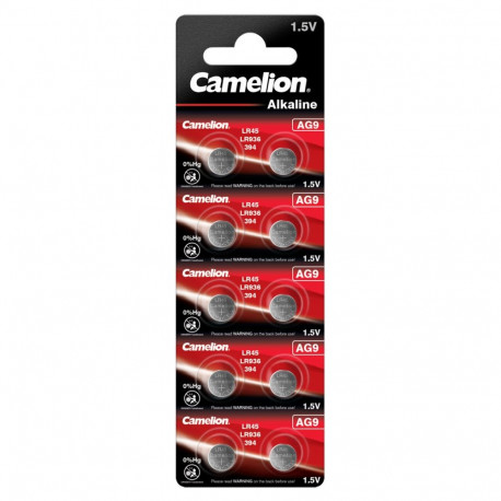 Battery - Camelion AG9 LR45 LR936 394 Alkaline 1.5V 10 pcs