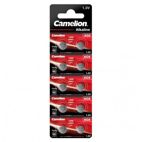 Battery - Camelion AG6 LR921 371 LR69 Alkaline 1.5V 10 Pack