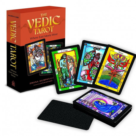 Tarot Deck - Schiffer Publishing The Vedic Taro 81 Cards with Guide 13x21x5.2 cm
