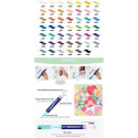 Acrylic Marker Pen - ARRTX Simptap 48 Colours Brush Tip 1-6mm