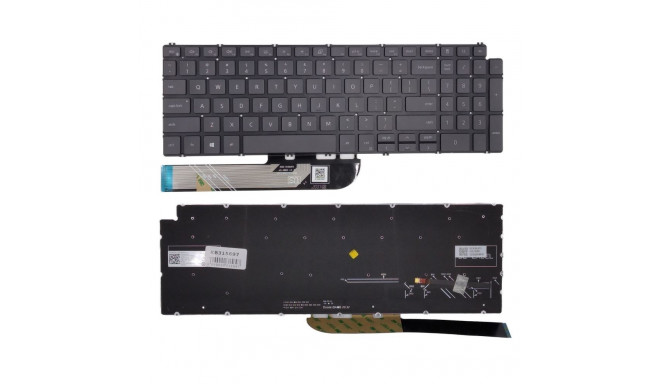 Keyboard - DELL Inspiron 5584 5590 5593 5594 5598 Backlit US Layout Black/Gray
