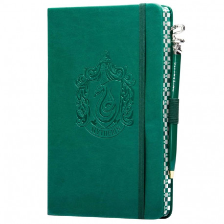 Notebook - Insight Editions Slytherin Classic Vegan Leather 184 Pages with Pen