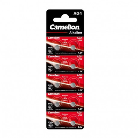 Battery - Camelion AG4/LR626/377/177 Alkaline 1.5V Pack of 10