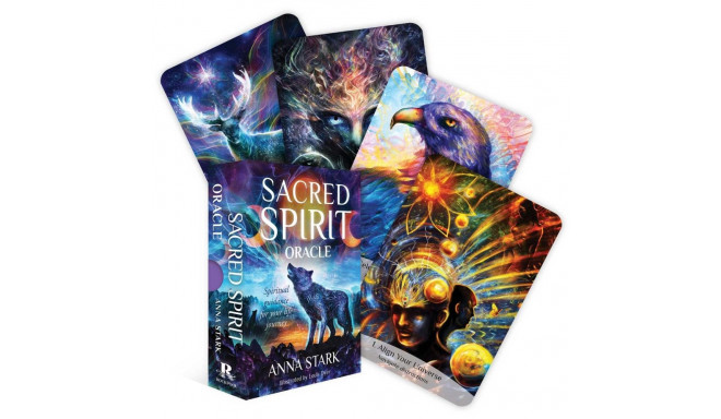 Spiritual Card Deck - Sacred Spirit Orakulo 36 Cards Plastic-Coated 14x10 cm