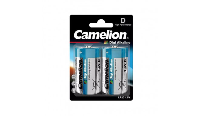 Battery - Camelion LR20 D Digi Alkaline 1.5V 140g 33.25mm x 60.50mm