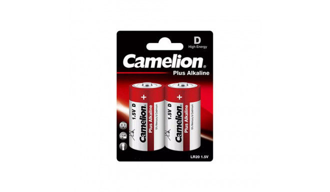 Battery - Camelion C Plus Alkaline D Size 1.5V 134.1g 2 pcs