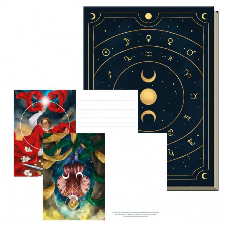 Notebook - Lo Scarabeo Astral Journal 160 Lined Pages 15 x 21 cm 380 g