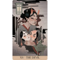 Tarot Card Deck - Yokai Tarot Taro Kortos 78 Cards 12.5x8.0cm Made in Italy