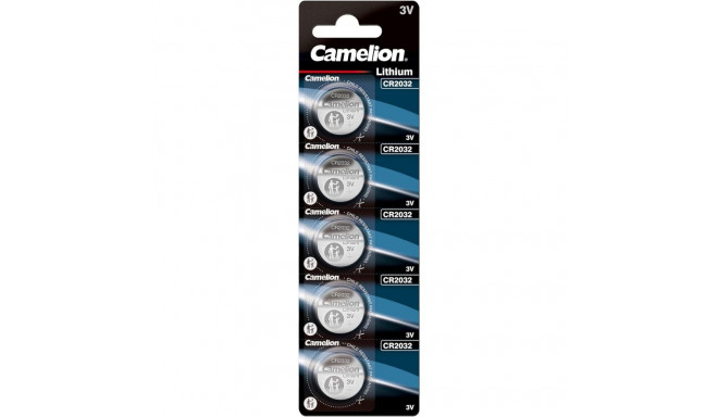 Battery - Camelion CR2032 3V Lithium Coin Cell 5 Pack