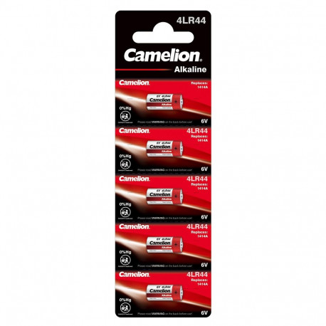 Battery - Camelion 4LR44 6V 150mAh Alkaline 5 Pack