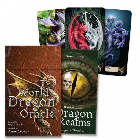 Oracle Card Set - World Dragon Oracle 28 Cards 128-Page Book