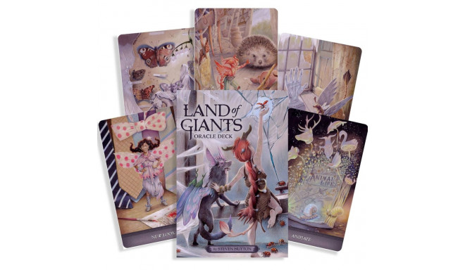 Oracle Card Deck - Land of Giants Oracle Cards 42 Cards & Guide 10.3x15.4x3 cm