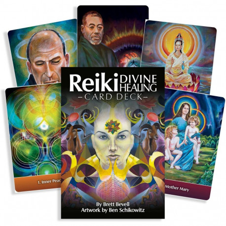 Healing Cards - Reiki Divine Healing 44 Cards & 108-Page Guide