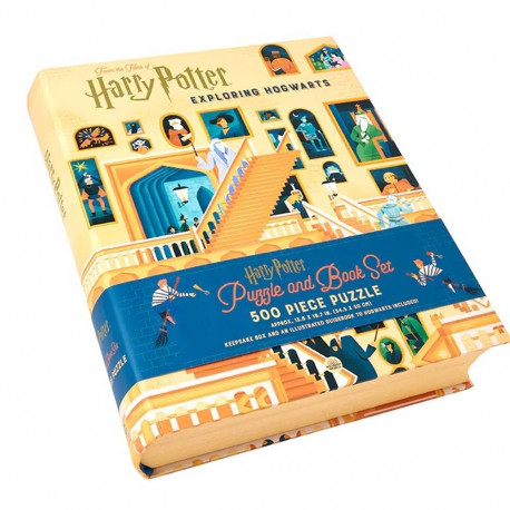 Puzzle & Book Set - Exploring Hogwarts 500-Piece Puzzle & 32-Page Booklet