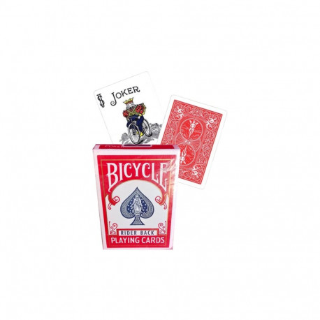 Playing Cards - Bicycle Rider Back 808 Standard Poker 52 Cards + 2 Jokers Red