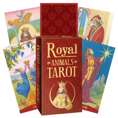 - Tarot Deck - Royal Animals Taro Kortos 78 Cards 65 x 118 mm