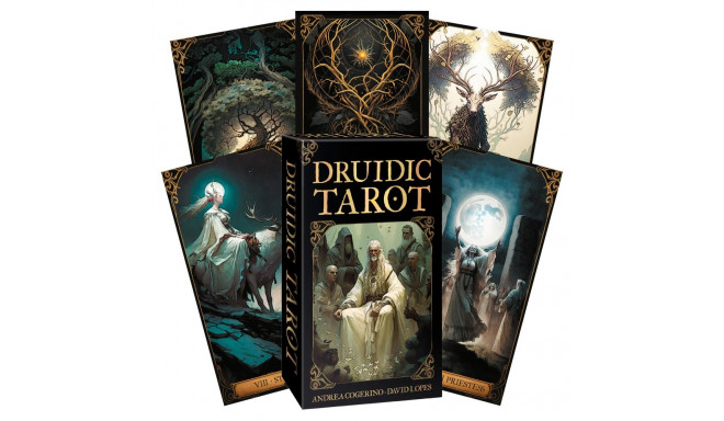 - Tarot Deck - Druidic Taro Kortos 78 Cards 65 x 118 mm Package 7.5 x 12.8 x 4.3 cm