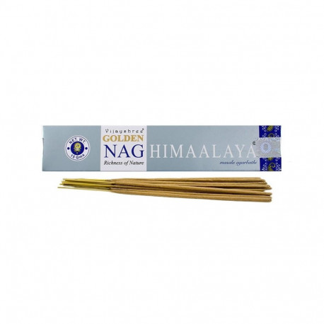 Incense Stick - Golden Nag Himalaya Smilkalai Vijayshree 15 Sticks