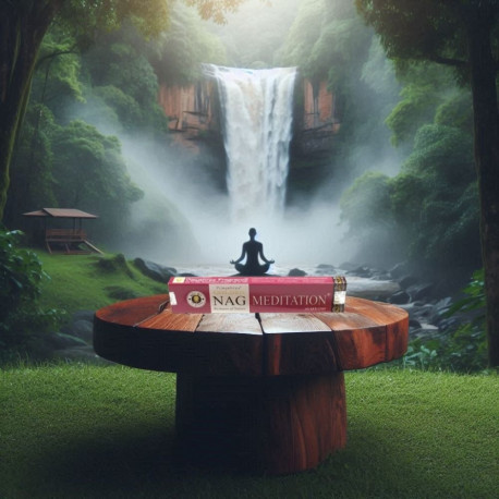 Incense Stick - Golden Nag Meditation Smilkalai Vijayshree 15 Sticks