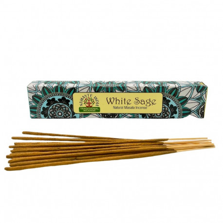 Incense Stick - Namaste Mandala Masala White Sage 15 Sticks 20 cm