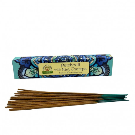 Incense Stick - Namaste Mandala Masala Patchouli Nag Champa 15 Sticks