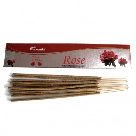 Incense Sticks - Aromatika Vedic Rose Natural 15 g