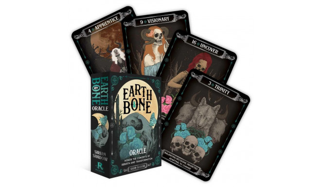 Oracle Deck - Earth & Bone Oracle 42 Cards Instructional Booklet 9x12.8x3.2 cm