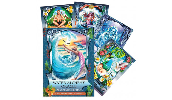 Oracle Card - Water Alchemy Oracle 40 Cards 144-Page Guide 12.7x17.1x3.8 cm