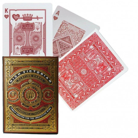 Playing Cards - Theory11 High Victorian 52 Cards 2 Jokers Red