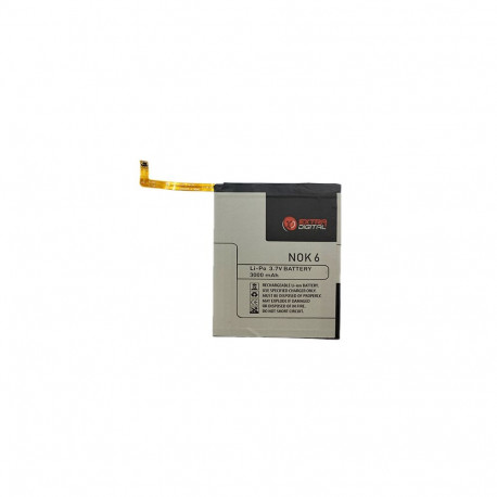 Battery - Nokia 6 3000mAh 3.7V Lithium Ion