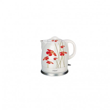 Feel Maestro MR-066-RED FLOWERS electric kettle 1.5 L 1200 W Red, White